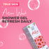 True Skin Active Wash Shower Gel for deep cleansing and hydration