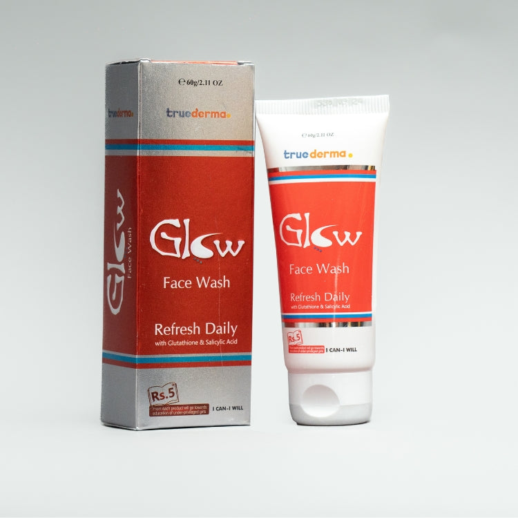 True Derma Glow Face Wash with refreshing grapefruit extract