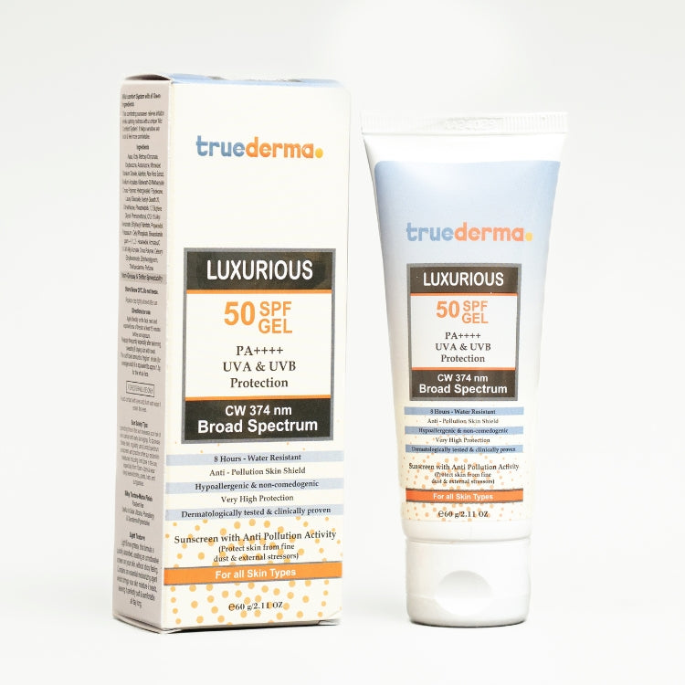 SPF 50 sunscreen gel for oily and combination skin β True Derma