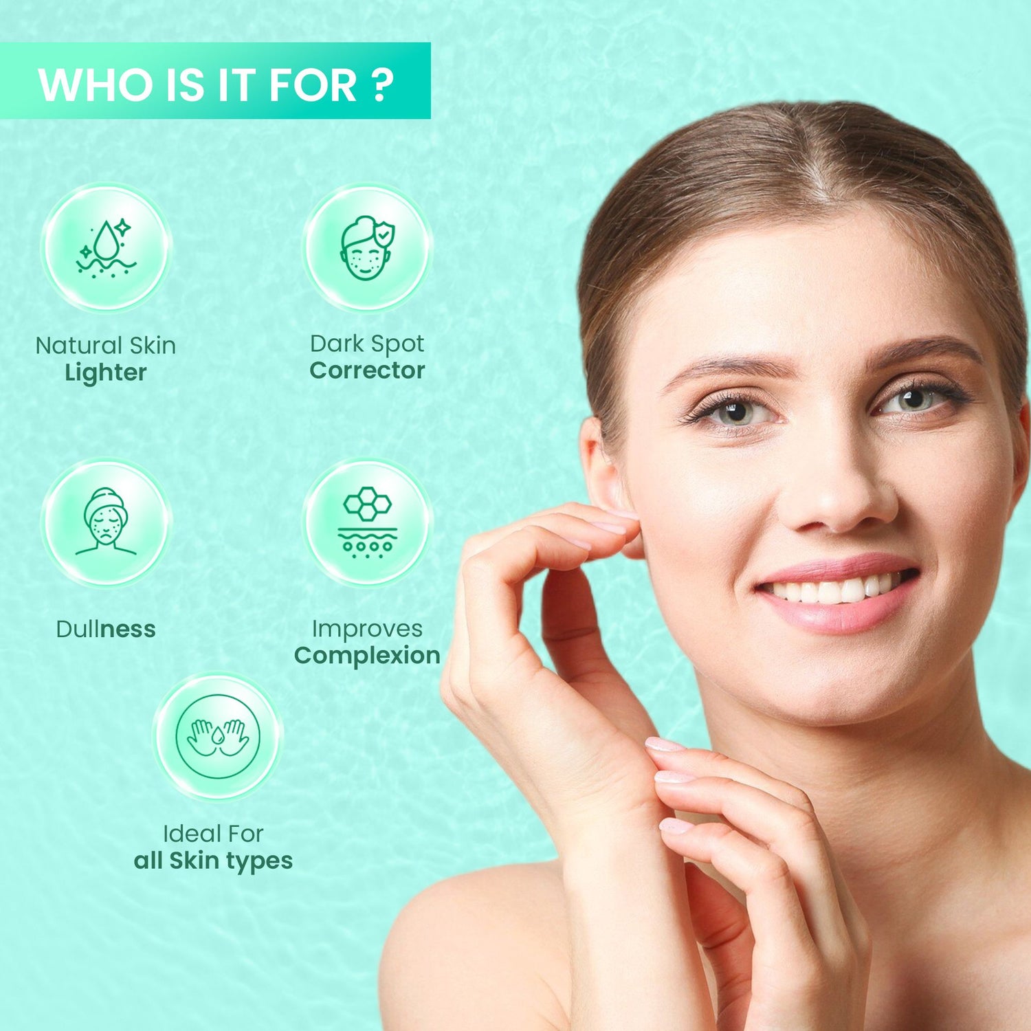 True Skin Lightweight face serum for dark spot reduction