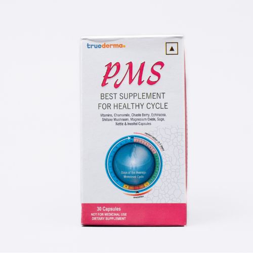 True Derma PMS Supplement for hormonal balance and monthly comfort