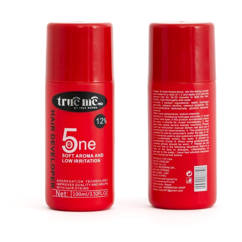 TrueMe hair developer with soft aroma