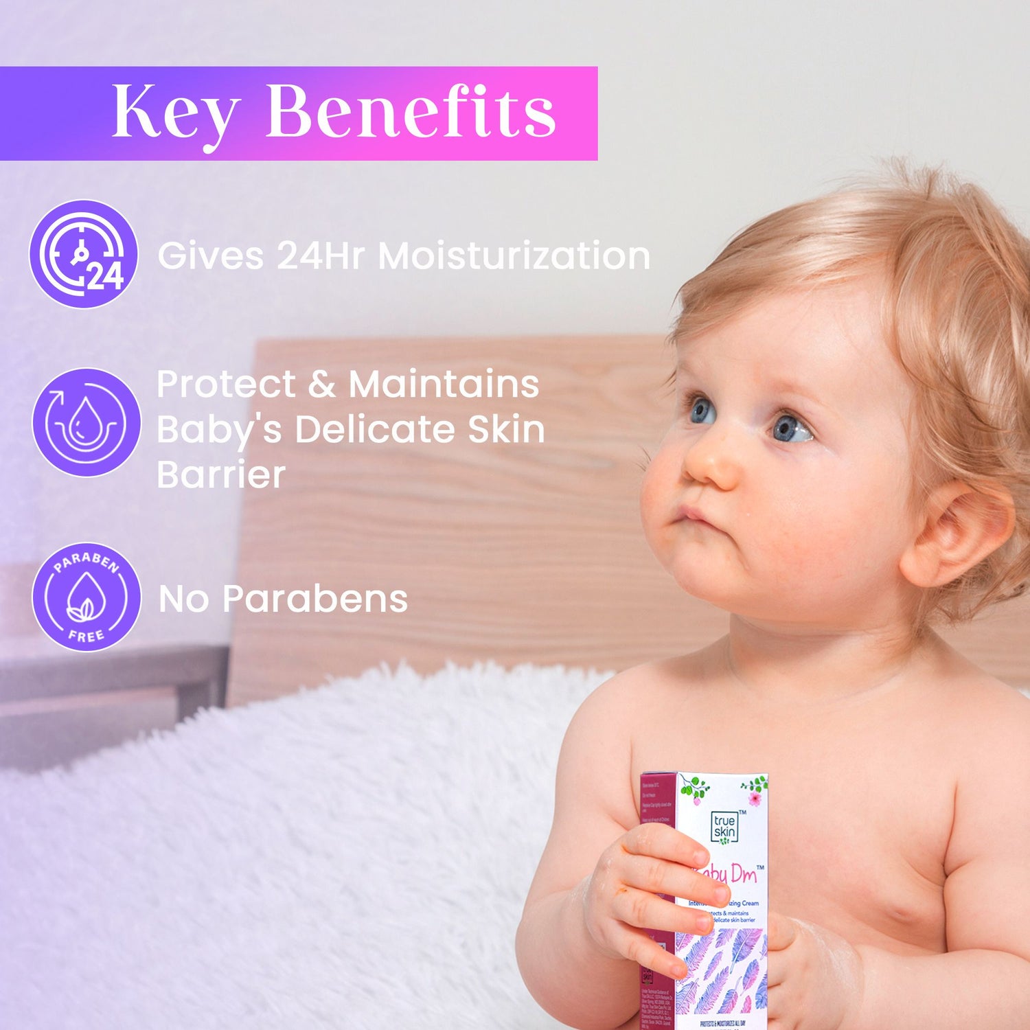 benefits of Best baby cream for dry skin in India