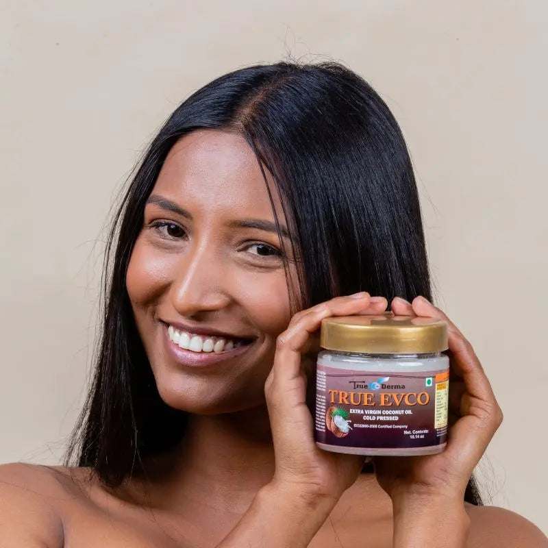 True Derma Extra Virgin Coconut Oil for daily skincare routine