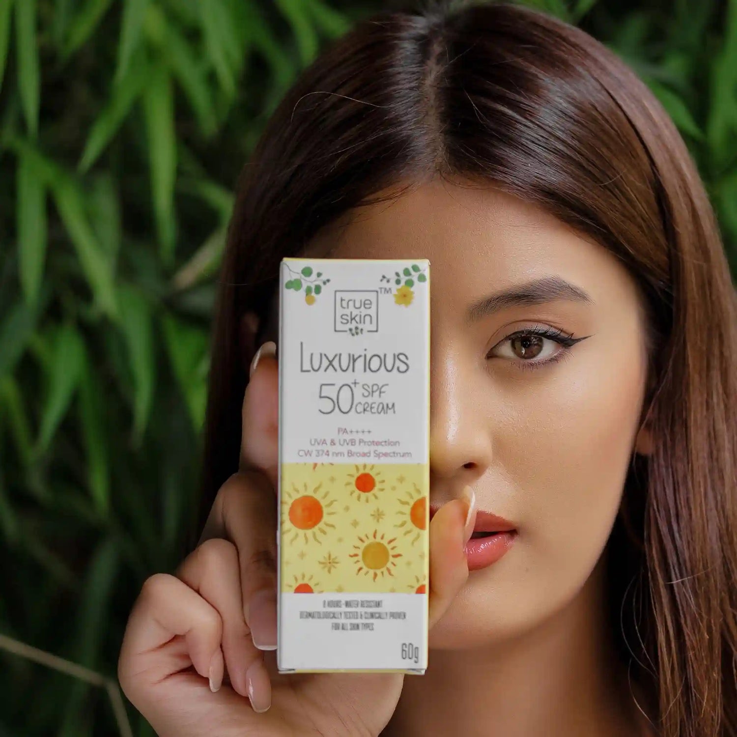 Luxurious True Skin 50SPF sunscreen cream for sun protection