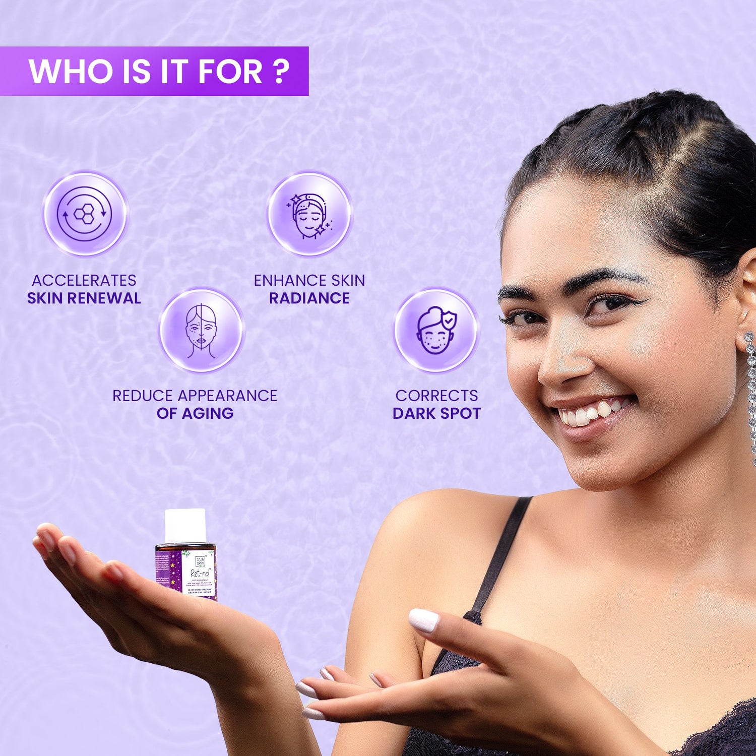 Anti-aging serum with retinol for youthful radiance