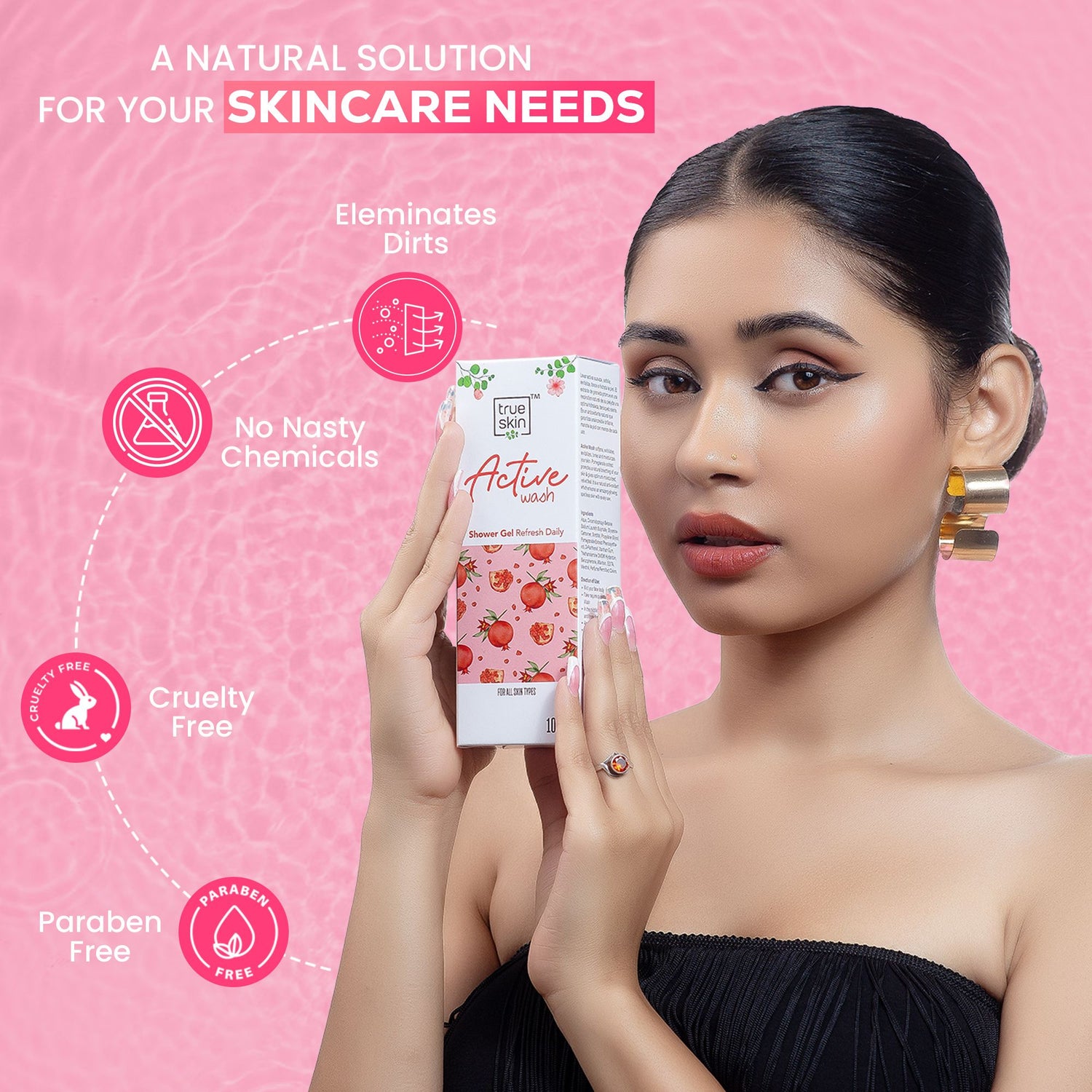 Unisex shower gel with glycerine and D-panthenol