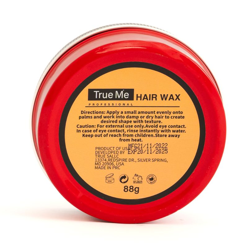 hair wax, true me dark plum hair wax perfect for men