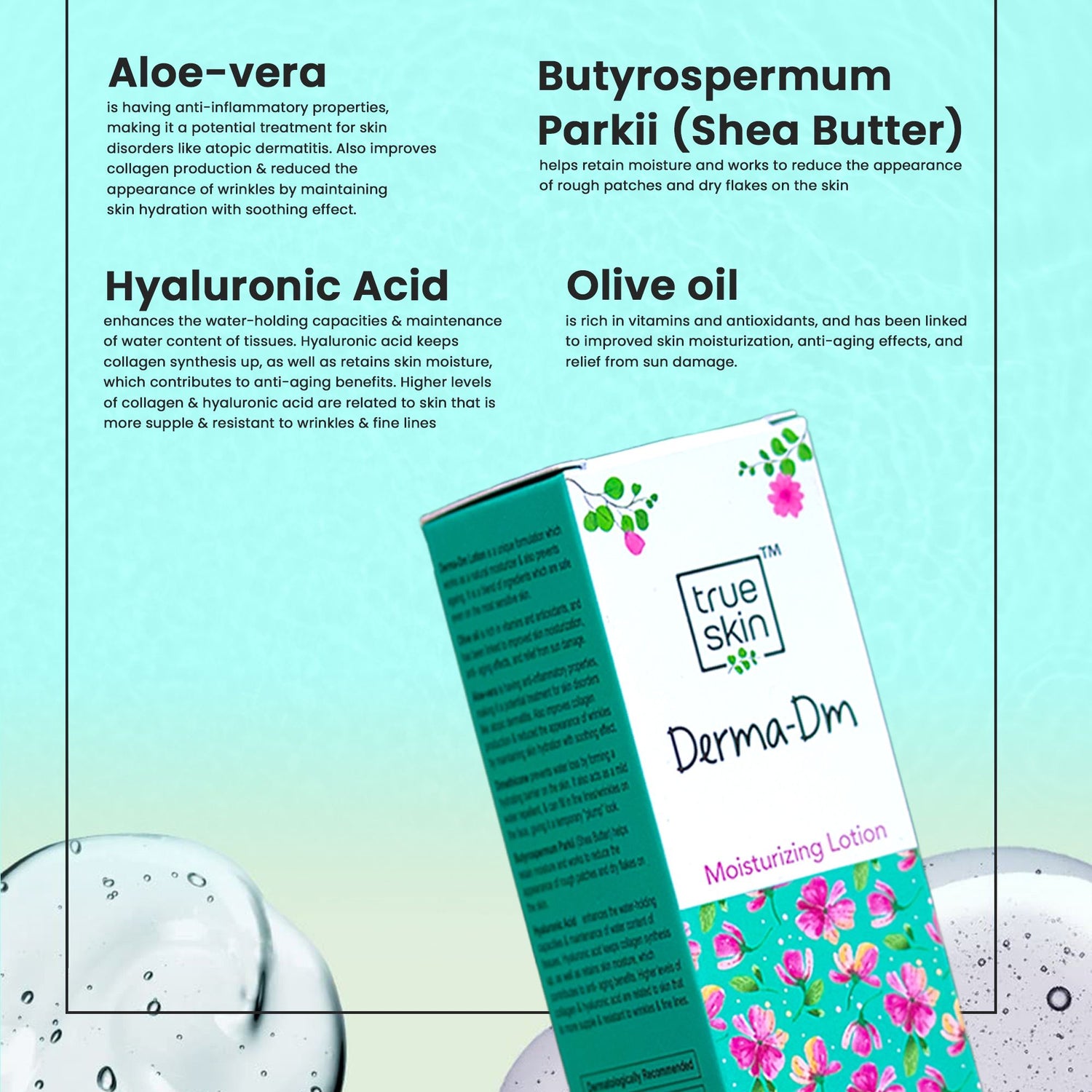 Advanced moisturizer lotion for dry and irritated skin