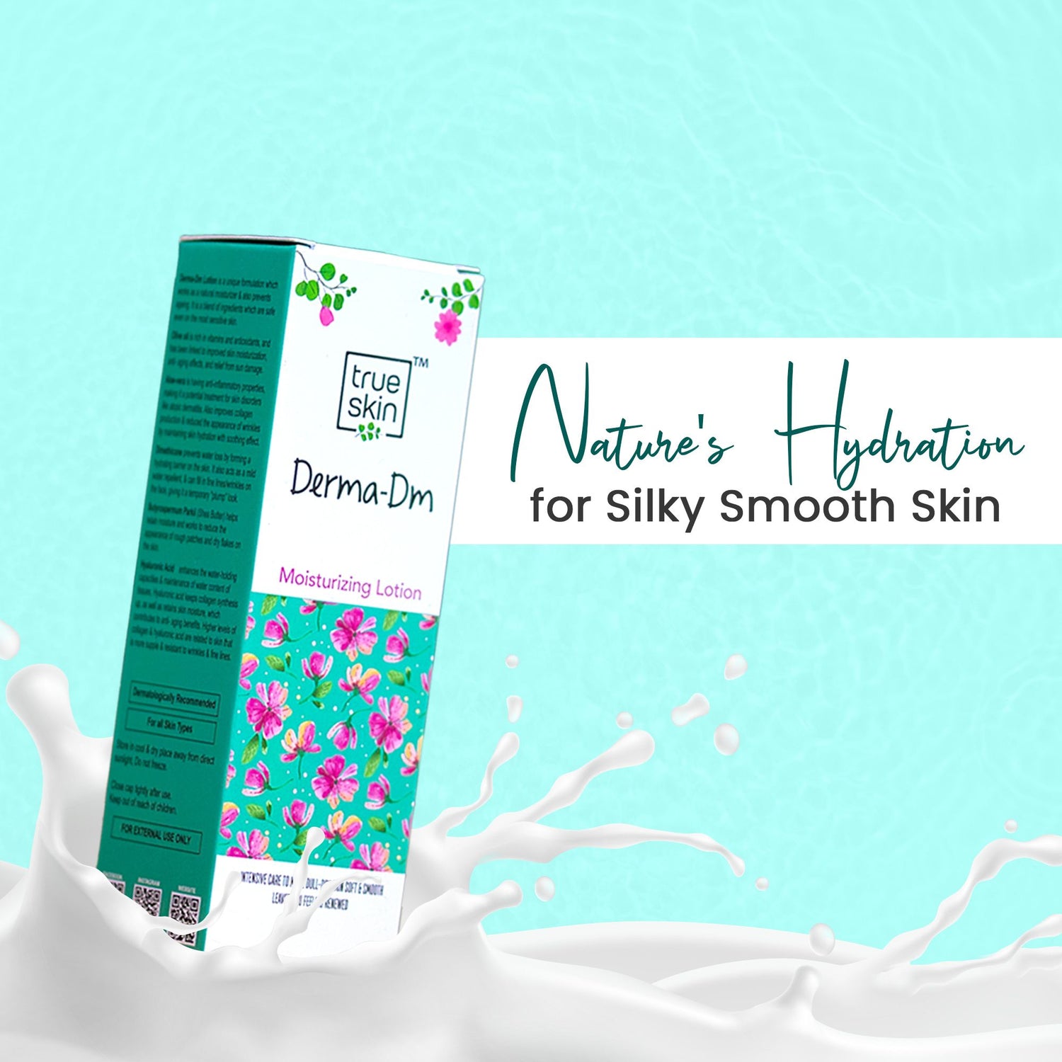 Derma-DM moisturizer body lotion for hydration and nourishment