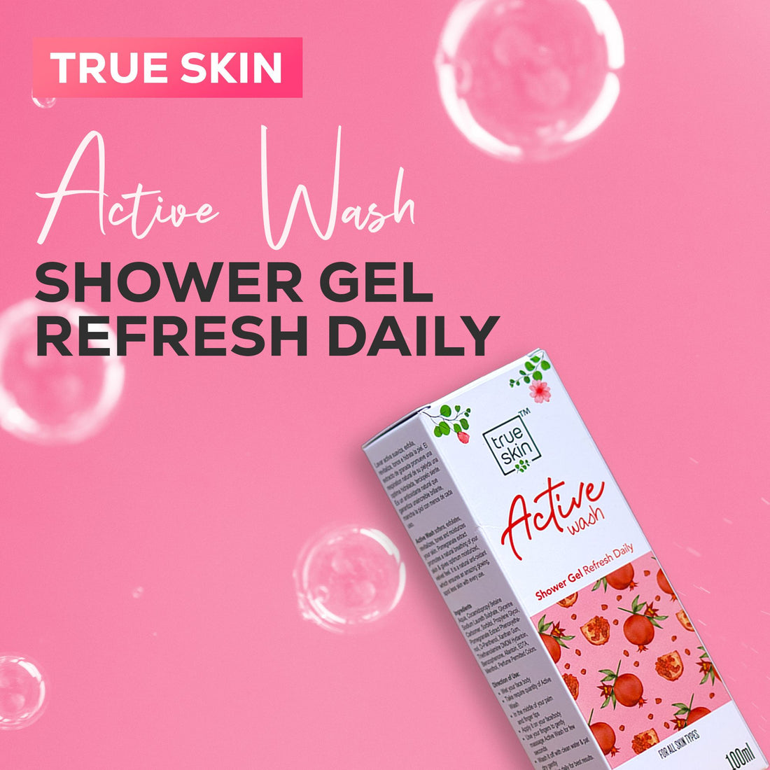 Ture Skin Active Wash Shower Gel | Moisturizing Shower Gel