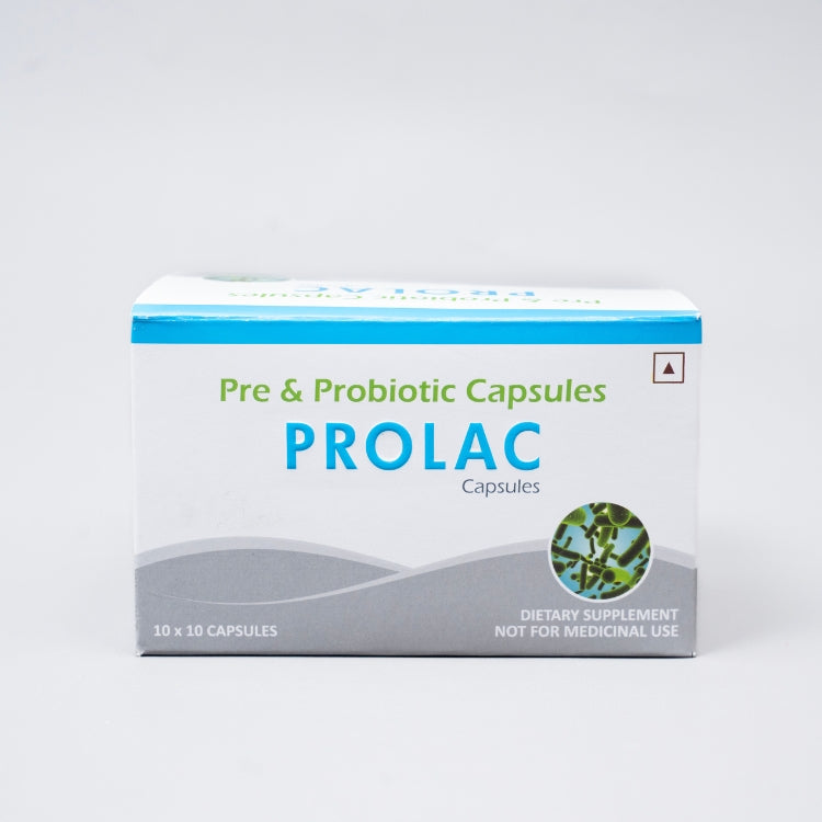 Prolac: Pre & Probiotic Capsules | Gut Health Supplement | For Diarrhea ...