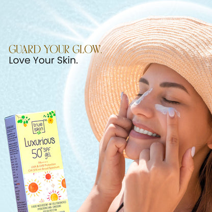 True Skin Luxurious Sun Block Gel 50 SPF(PA+++) | Sunscreen Gel | SPF 50 Sunscreen