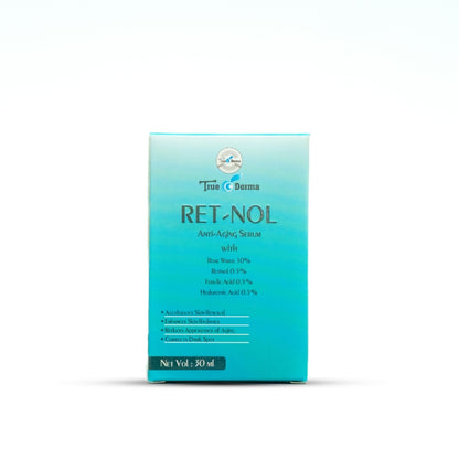 Lightweight anti-aging serum for nighttime use, suitable for all skin types