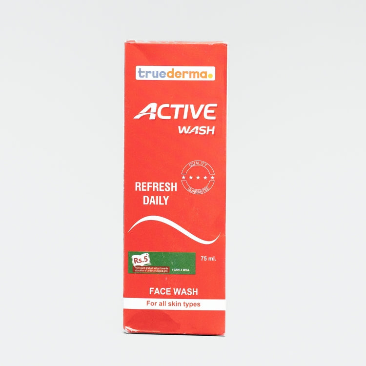 True Derma Active Wash: Face Wash | Face Wash For Dry Skin