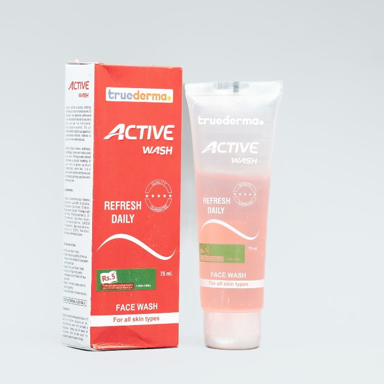 True Derma Active Wash: Face Wash | Face Wash For Dry Skin