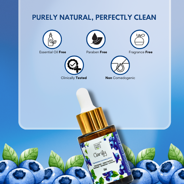 Pigmentation serum with 5% Niacinamide, Fruit AHAs, and botanical extracts for glowing skin