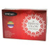 A boxed TruMe Bridal Glow Facial Glow Kit, featuring a red and white design with floral patterns and product information listed on the front.
