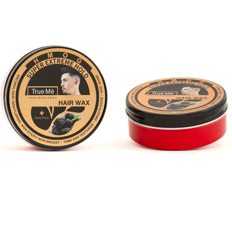 true me dark plum hair wax for men