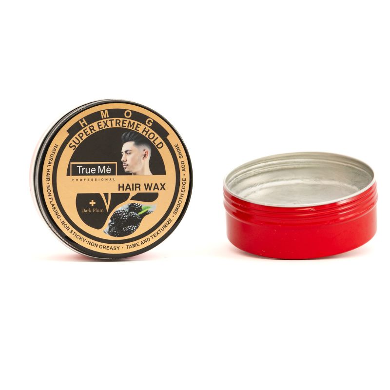 true me dark plum wax for men hair styling