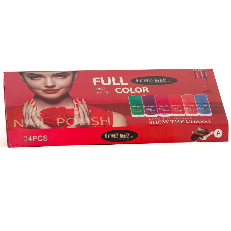 nail polish box containing 24 pieces and with full color collection 