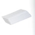 A stack of white non-woven waxing strips against a white background.