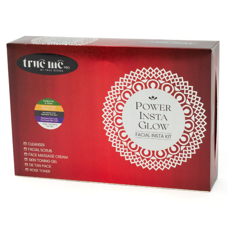 Trueme Insta Glow Facial Kit – Instant Radiance for Your Skin – Truederma