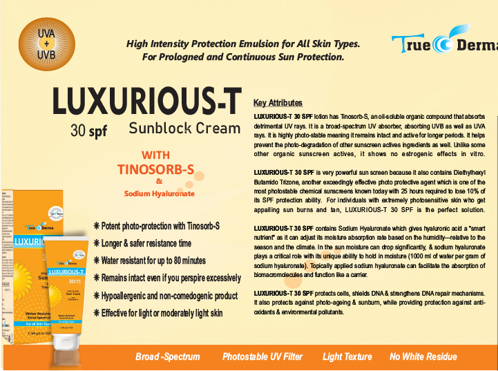 Luxurious 30SPF Cream